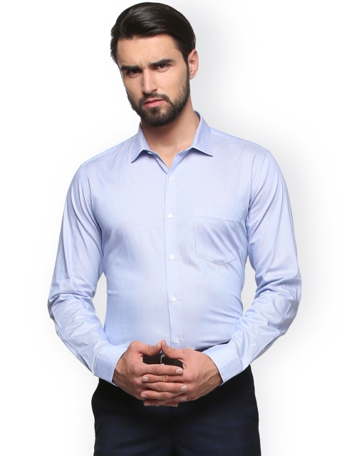 

Van Heusen Men Blue Slim Fit Solid Formal Shirt
