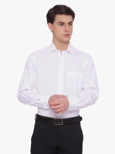 

Van Heusen Men White Slim Fit Solid Formal Shirt