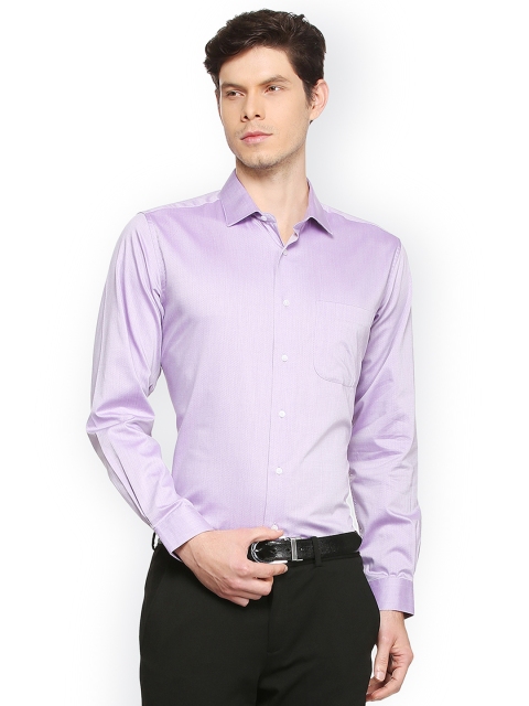 

Van Heusen Men Purple Slim Fit Printed Formal Shirt