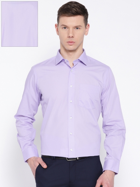 

Van Heusen Men Purple Regular Fit Solid Formal Shirt