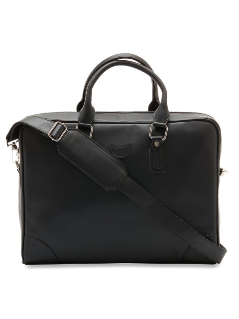 

MBOSS Unisex Black Solid Laptop Bag