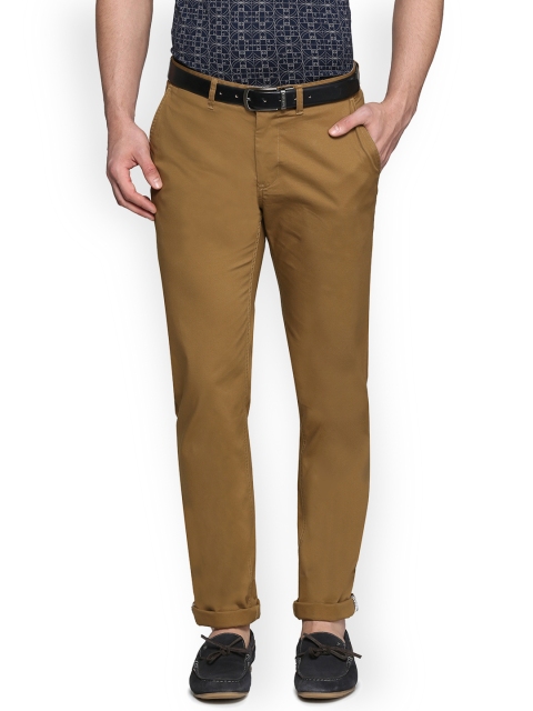 

Van Heusen Sport Men Khaki Slim Fit Solid Regular Trousers