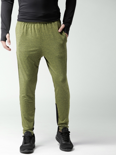 

SEVEN by MS Dhoni Olive Green Bovet Solid Track Pants