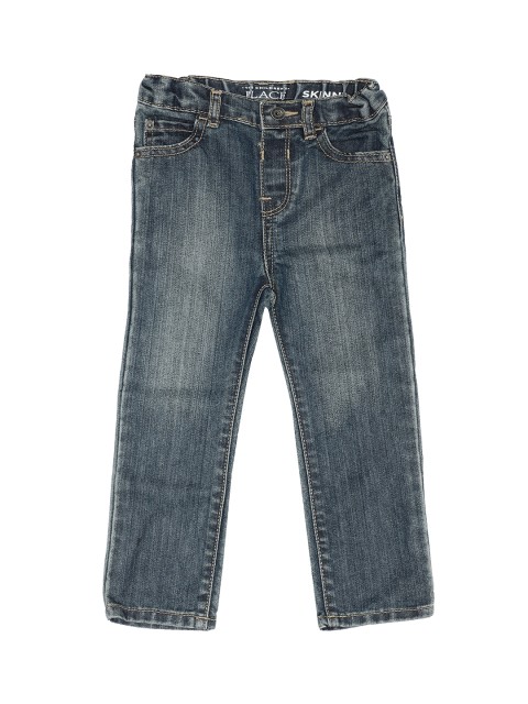 

The Childrens Place Boys Blue Regular Fit Mid-Rise Clean Look Jeans