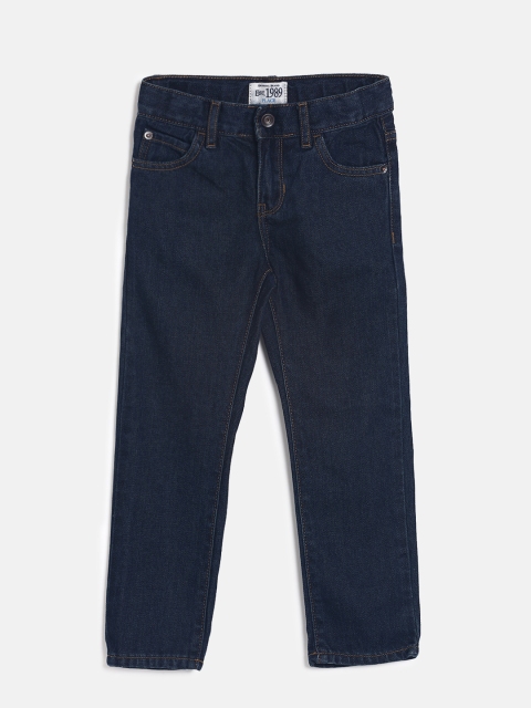 

The Childrens Place Boys Blue Regular Fit Mid-Rise Clean Look Jeans