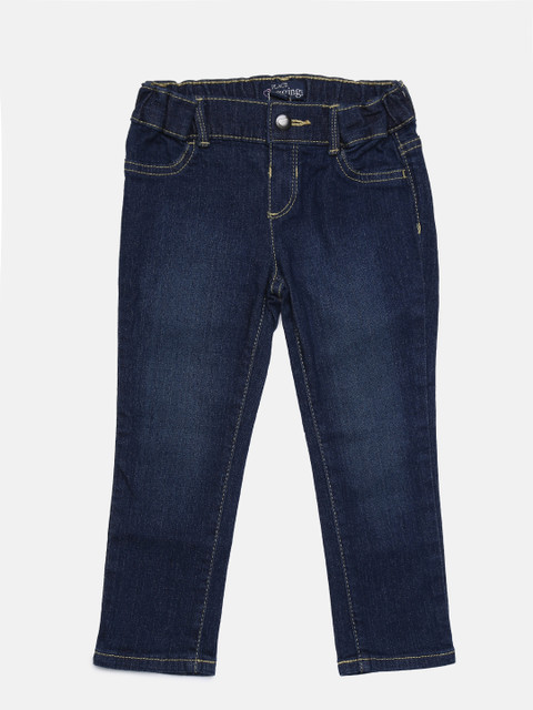 

The Childrens Place Girls Blue Regular Fit Mid-Rise Clean Look Jeans
