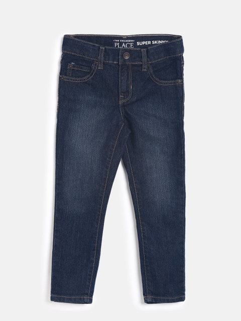 

The Childrens Place Boys Blue Regular Fit Mid-Rise Clean Look Jeans
