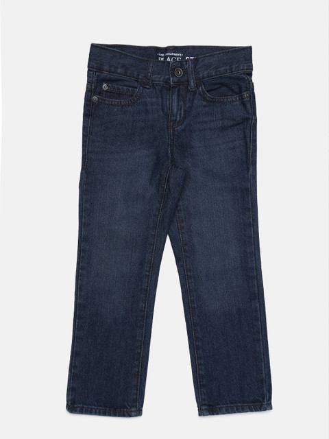 

The Childrens Place Boys Blue Regular Fit Mid-Rise Clean Look Jeans