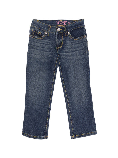 

The Childrens Place Girls Blue Slim Fit Mid-Rise Clean Look Stretchable Jeans