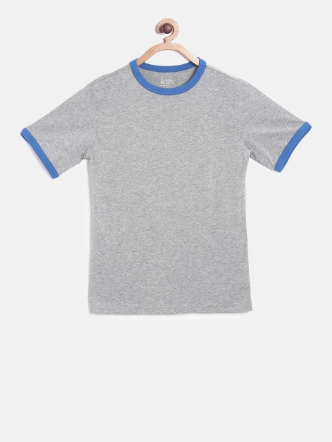 

The Childrens Place Boys Grey Solid T-shirt