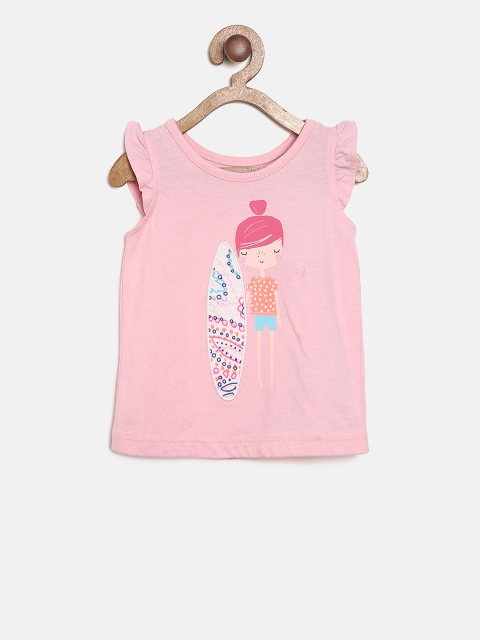 

The Childrens Place Girls Pink Printed Top