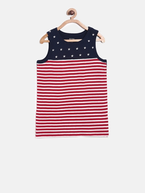 

The Childrens Place Boys Red Printed Round Neck T-shirt