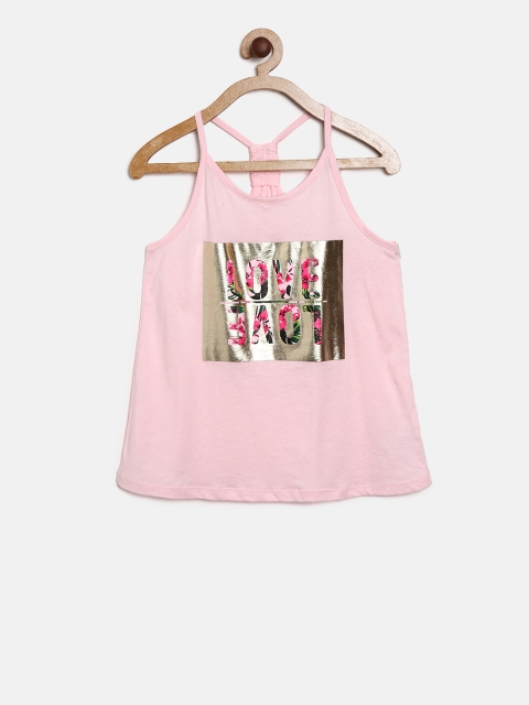 

The Childrens Place Girls Pink Printed Tank Top