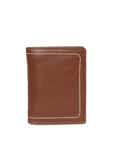 

Hidesign Men Brown Leather Solid Two Fold Wallet