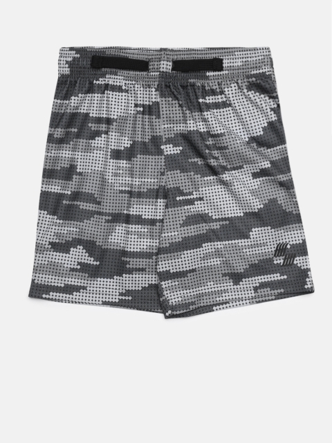 

The Childrens Place Boys Black & Grey Printed Regular Fit Shorts