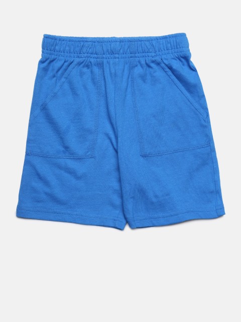 

The Childrens Place Boys Blue Solid Regular Fit Regular Shorts