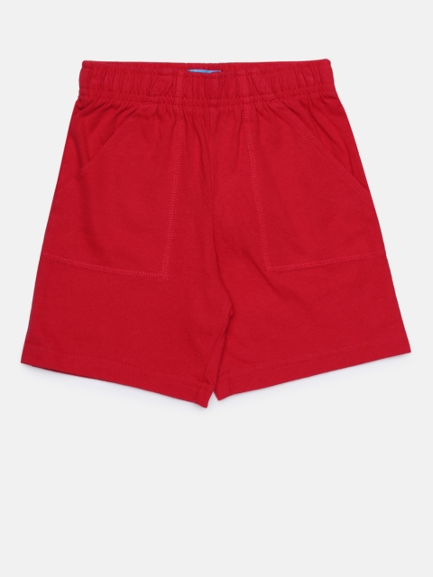 

The Childrens Place Boys Red Solid Regular Fit Sports Shorts