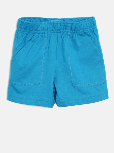 

The Childrens Place Boys Blue Solid Regular Fit Regular Shorts