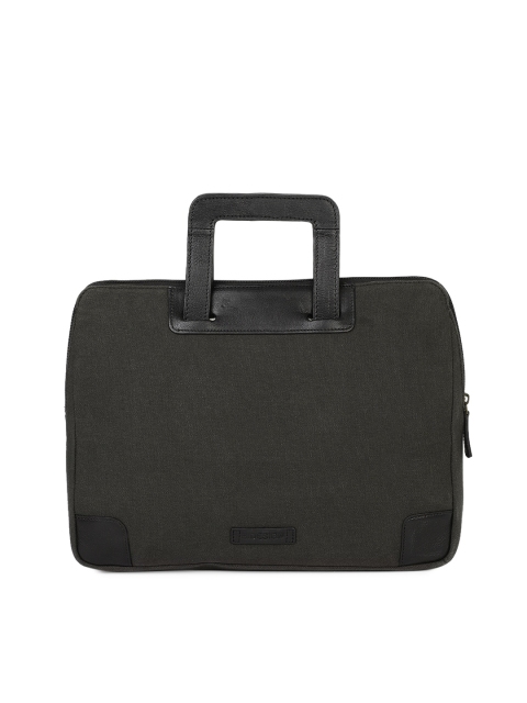 

Hidesign Men Black Solid Laptop Bag