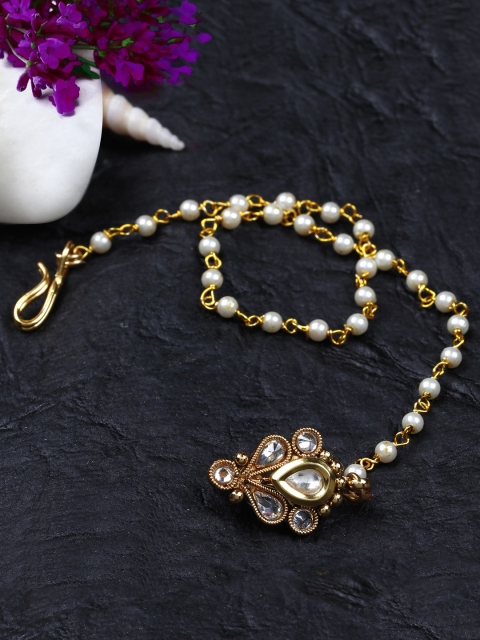 

Priyaasi Gold-Plated Kundan Nosepin