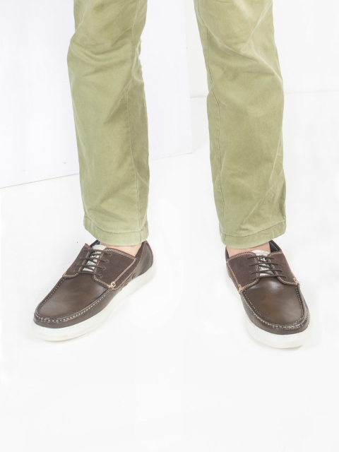

ID Men Brown Leather Sneakers