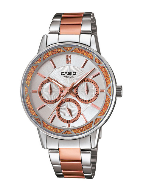 

Casio Enticer Women Multi-Dial Watch LTP-2087RG-7AVDF-A902, Off white