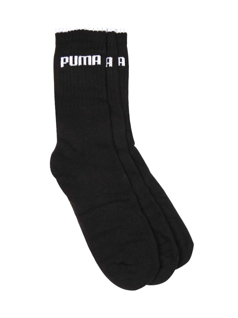 

Puma Men Set of 3 Socks, Black