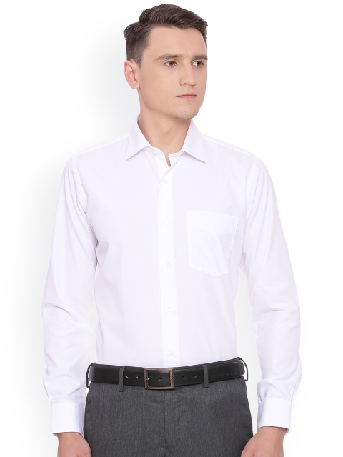 

Van Heusen Men White Slim Fit Solid Formal Shirt
