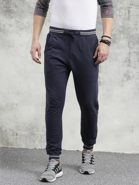 

Breakbounce Navy Blue Solid Joggers