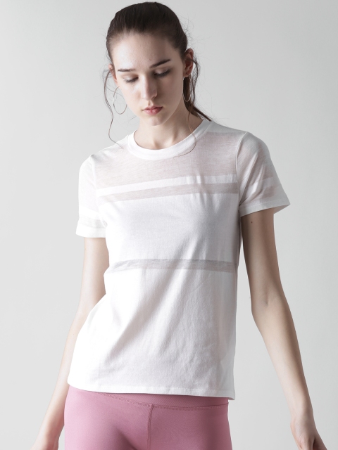 

FOREVER 21 Women White Solid Top