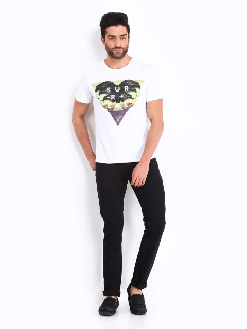 

United Colors of Benetton Men Black Skinny Fit Jeans