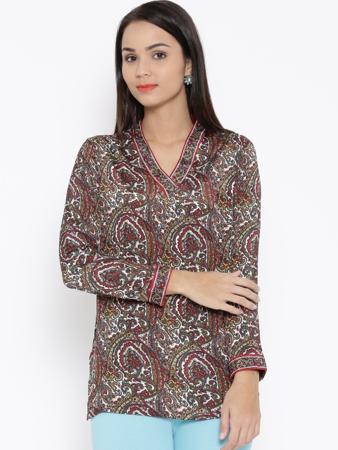 BIBA OUTLET Multicoloured Printed Kurti available at myntra for Rs.399