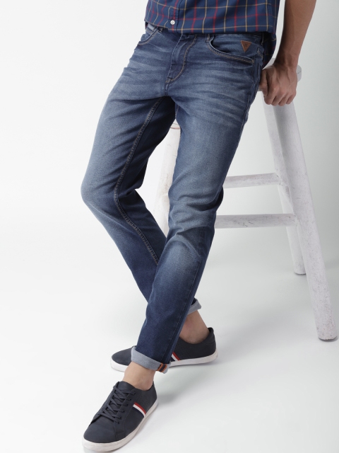 

Harvard Men Blue Slim Fit Mid-Rise Clean Look Stretchable Jeans