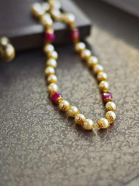 

Rubans Gold-Toned Metal Handcrafted Necklace