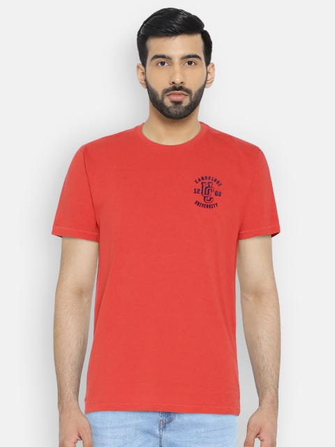 

Pepe Jeans Men Red Solid Round Neck T-shirt
