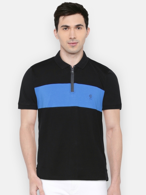 

Pepe Jeans Men Black Solid Polo Collar T-shirt