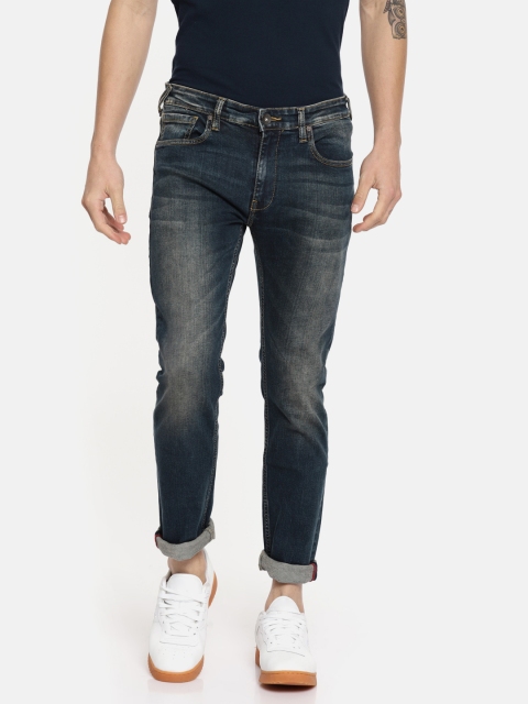 

Pepe Jeans Men Blue Slim Fit Low-Rise Clean Look Stretchable Jeans