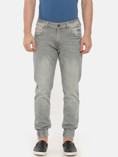 

Pepe Jeans Men Grey Jogger Mid-Rise Clean Look Stretchable Jeans