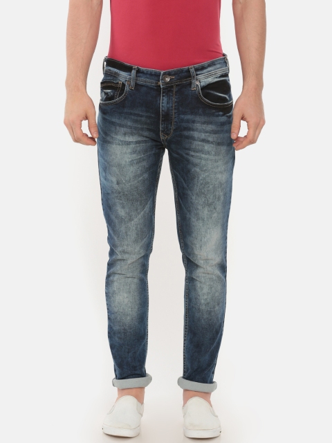 

Pepe Jeans Men Blue Slim Fit Low-Rise Clean Look Jeans