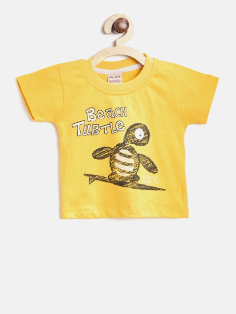 

Little Kangaroos Boys Yellow Printed Lounge T-shirt 8903208598206