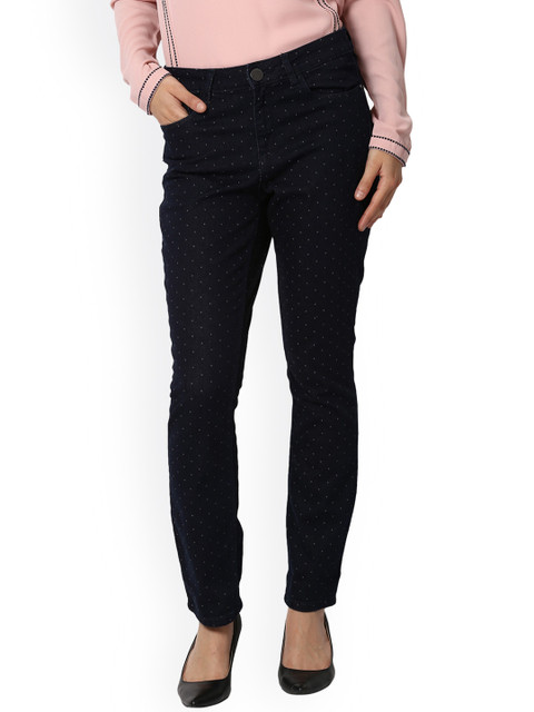

Van Heusen Woman Women Black Regular Fit Mid-Rise Clean Look Stretchable Jeans