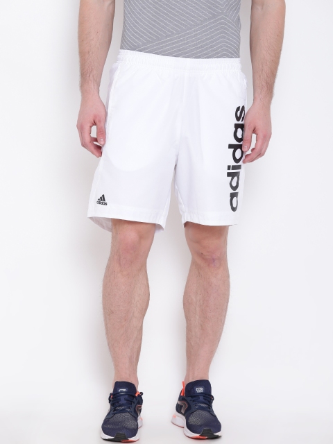 

ADIDAS Men White ESS LIN CHLSEA2 Printed Detail Training Shorts