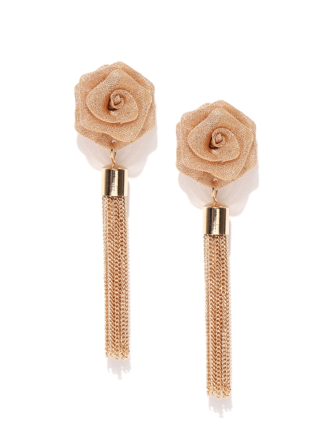 

Jewels Galaxy Rose Gold-Plated Luxuria Handcrafted Drop Earrings