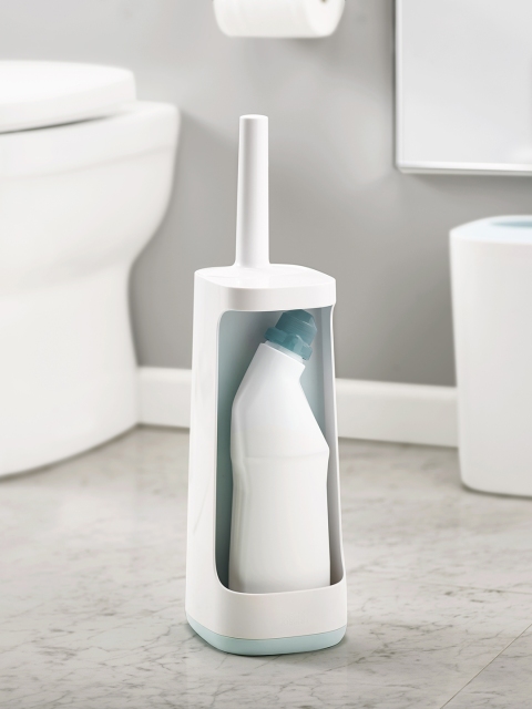 

Joseph Joseph Flex Plus Smart Toilet Brush with storage bay, White