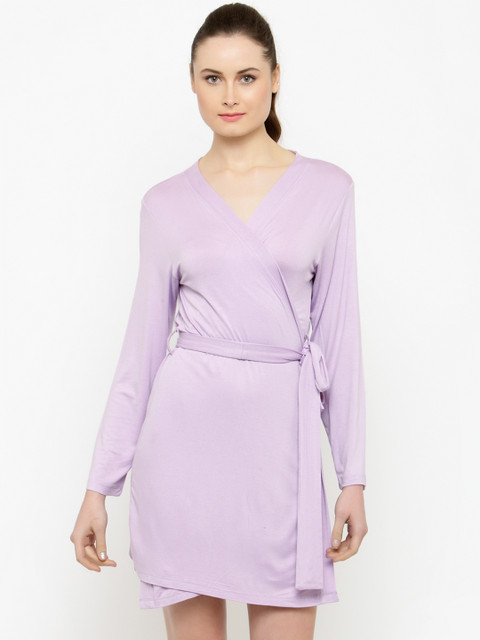 

Slumber Jill Lavender Solid Robe