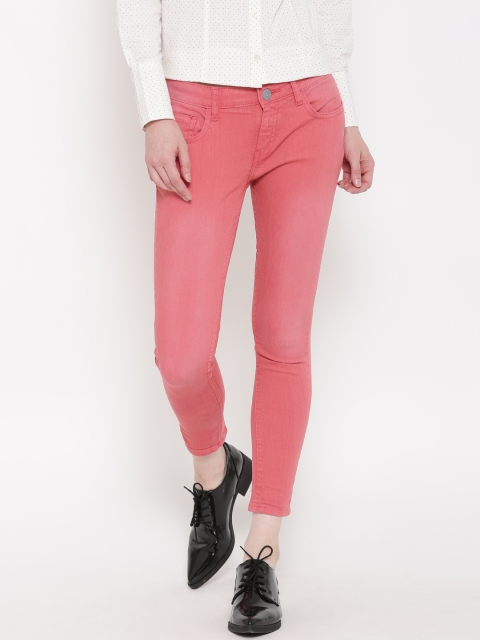 

Jealous 21 Women Pink Hottie Fit Mid-Rise Clean Look Jeans