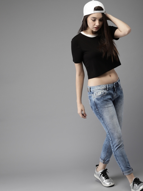 

Moda Rapido Women Blue Slim Fit Mid-Rise Clean Look Stretchable Jeans