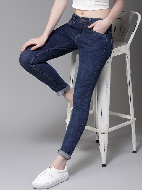 

Moda Rapido Women Blue Slim Fit Mid-Rise Clean Look Stretchable Jeans