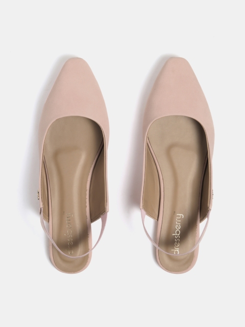 

DressBerry Women Pink Solid Ballerinas