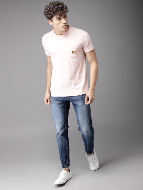 

Moda Rapido Men Blue Slim Fit Cropped Mid-Rise Clean Look Stretchable Jeans